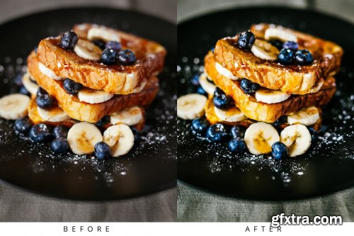 CreativeMarket - 10 Food Lightroom Presets 5386472