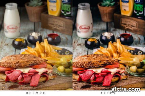 CreativeMarket - 10 Food Lightroom Presets 5386472