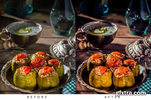 CreativeMarket - 10 Food Lightroom Presets 5386472