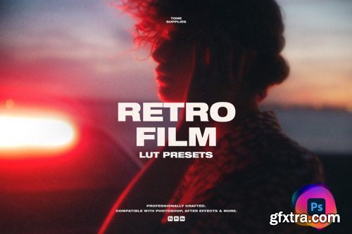 CreativeMarket - Retro Film LUT Presets Photoshop 6182608