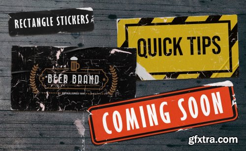 CreativeMarket - Peeled Sticker Mockup 6217020