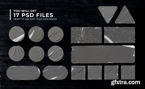 CreativeMarket - Peeled Sticker Mockup 6217020