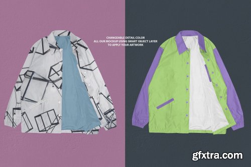 CreativeMarket - Realistic Windbreaker Jacket 6274355