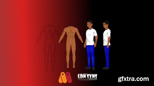  Create a Dynamic 2.5D Rig with Body Turn - Moho Anime Studio 