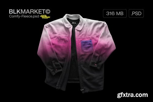 CreativeMarket - Comfy-Fleece.psd - Streetwear Mockup 5755627