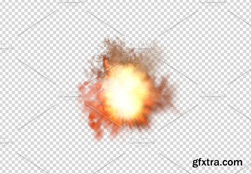 CreativeMarket - PS Gun Firing Brushes & Png Pack 6225317