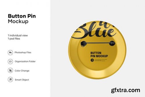 Button pins mockup