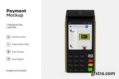 Mobile payment terminal mockup