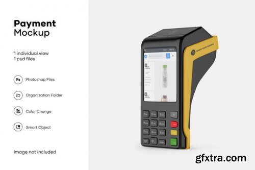 Mobile payment terminal mockup