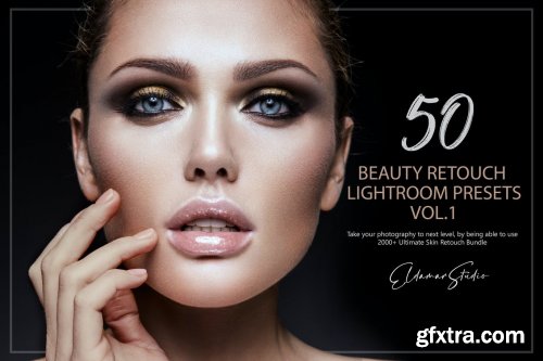 50 Beauty Retouch Lightroom Presets - Vol. 1