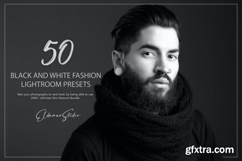 50 Black and White Fashion Lightroom Presets