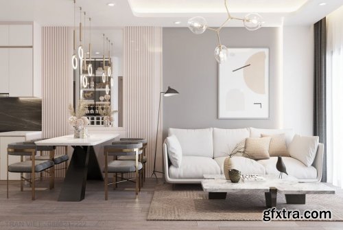 Livingroom Scene By Phuong Viet 