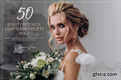 50 Beauty Retouch Lightroom Presets - Vol. 3