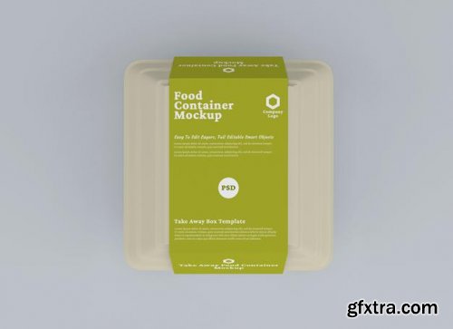 Food container package mockup 2