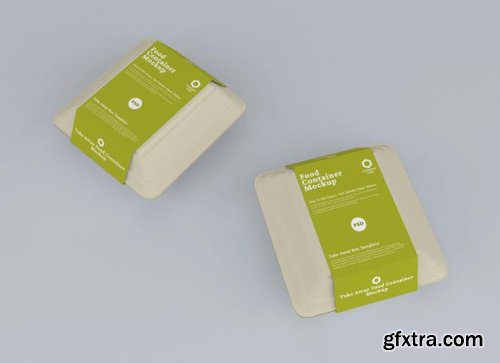 Food container package mockup 2