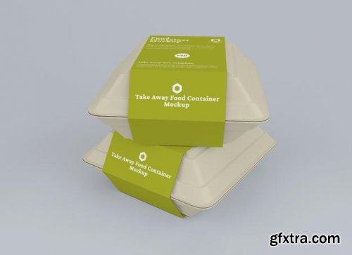 Food container package mockup 2