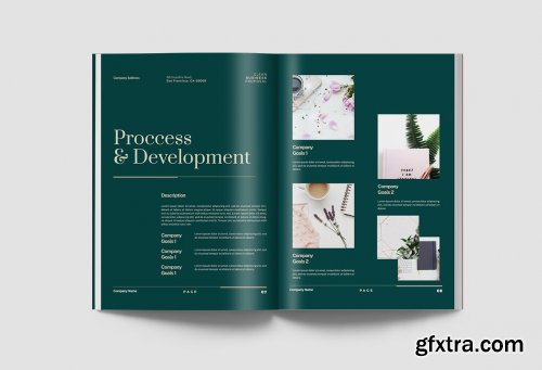 Elegant Business Proposal Document Indesign