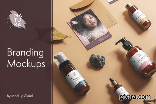 CreativeMarket - Natura – Cosmetics Mockups 5426379