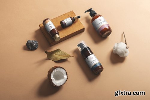 CreativeMarket - Natura – Cosmetics Mockups 5426379