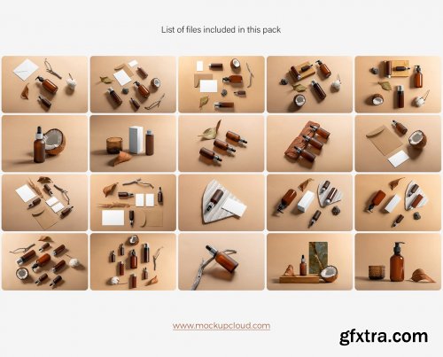 CreativeMarket - Natura – Cosmetics Mockups 5426379