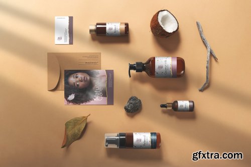 CreativeMarket - Natura – Cosmetics Mockups 5426379