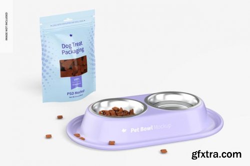 Pet bowls mockup