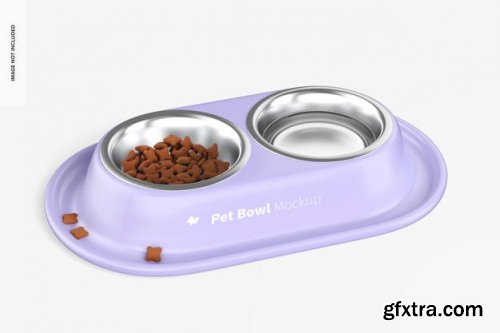 Pet bowls mockup