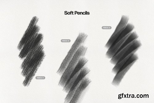 Basic Pencil Photoshop Brushes