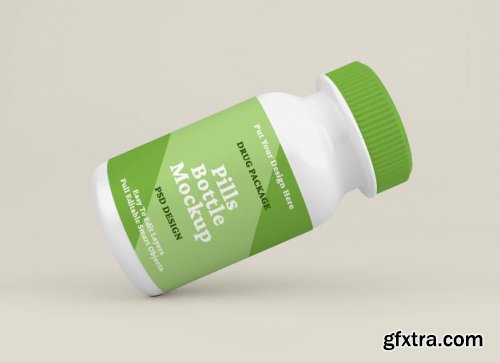 Pill bottle mockup