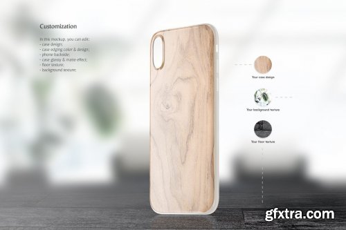 CreativeMarket - iPhone X Case Mockup 6268904