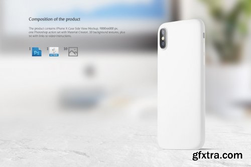 CreativeMarket - iPhone X Case Mockup 6268904