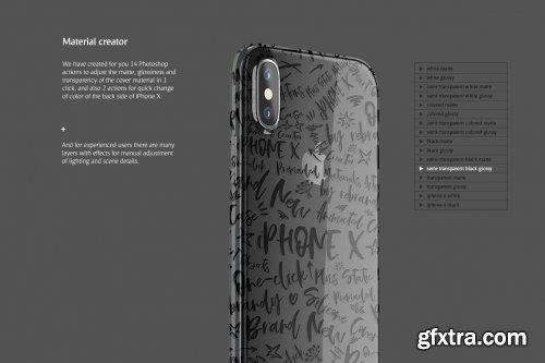 CreativeMarket - iPhone X Case Mockup 6268904