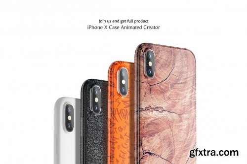 CreativeMarket - iPhone X Case Mockup 6268904