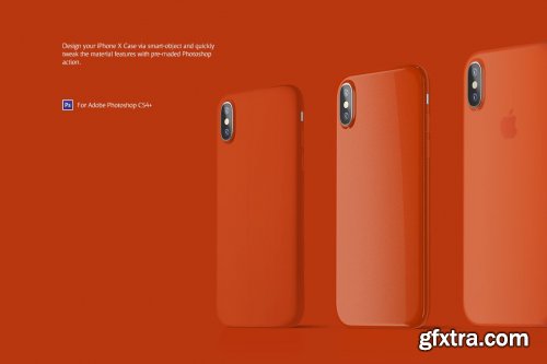 CreativeMarket - iPhone X Case Mockup 6268904