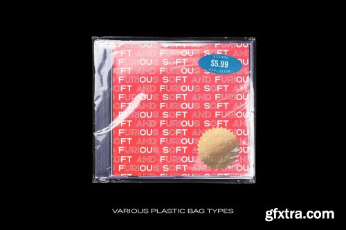 CreativeMarket - Plastic Bags Texture Branding Bundle 5753364