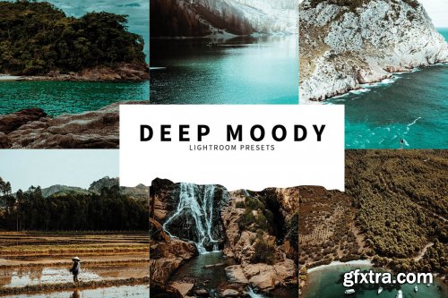 CreativeMarket - 10 Deep Moody Lightroom Presets 6076178