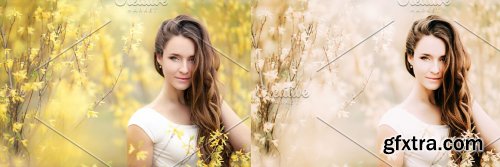 CreativeMarket - 10x Lightroom Presets Shades Yellow 6071356