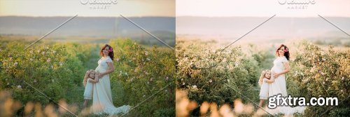 CreativeMarket - 10x Lightroom Presets Shades Yellow 6071356