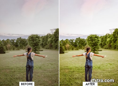 CreativeMarket - 10 Outdoor Natural Lightroom Preset 6272556