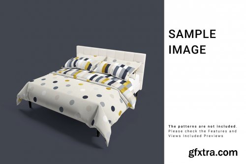 CreativeMarket - Bedding Mockups Set 5679675