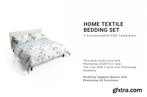 CreativeMarket - Bedding Mockups Set 5679675