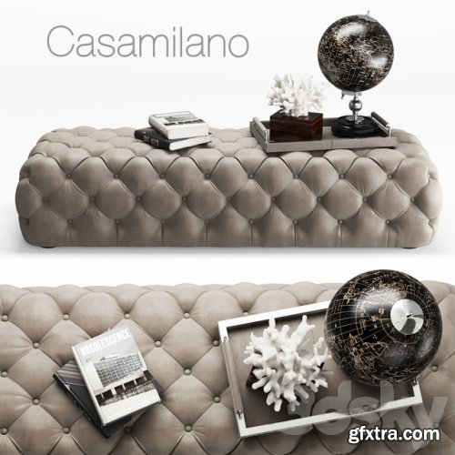 Casamilano Hyatt Ottoman 160