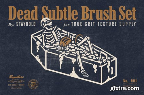 True Grit Texture Supply - Dead Subtle Brush Set