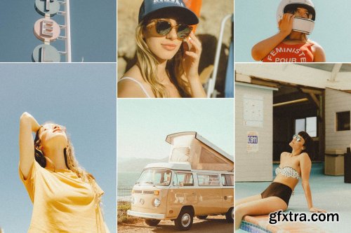 CreativeMarket - Vintage Summers Presets Lightroom 6220404