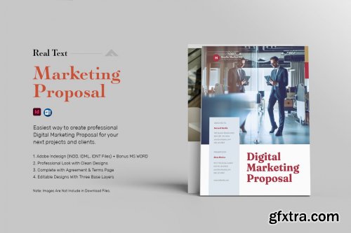 Real Text Marketing Proposal Template
