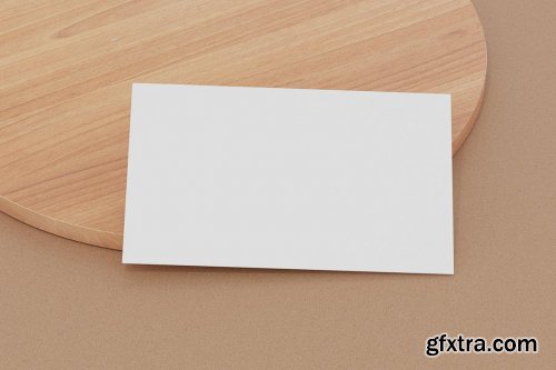 9 Perspective Business Card Mockup Pack 13