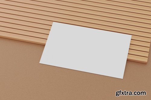 9 Perspective Business Card Mockup Pack 15