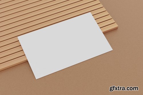 9 Perspective Business Card Mockup Pack 15