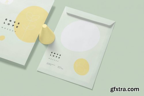 Catalog Size Envelope Mockups