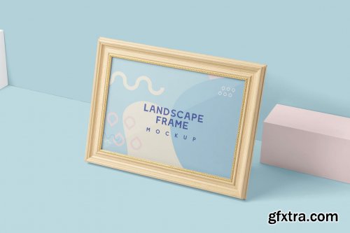 Landscape Wood Frame Mockups